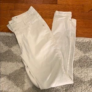 White jeans